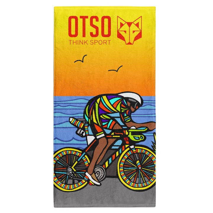 Mikrofaserhandtuch - Time To Tri Bike Herren für den Großhandel von OTSO