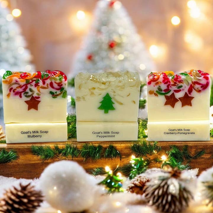 The Grecian Soap Company - Wholesale Bar Soap - Christmas Bloom Soap