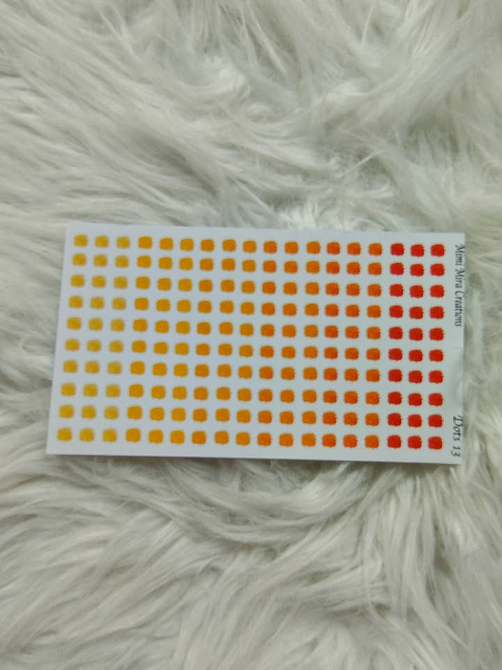 Adesivos de planejador funcional Dots por atacado de Mimi Mira Creations