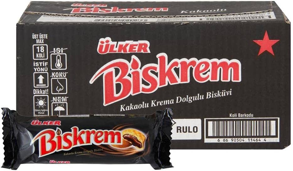 Aladdin - Wholesale Cookie - Ulker | Biskrem Cookies with Chocolate Cream Filling2