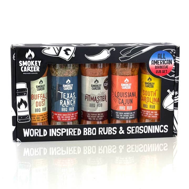 The Smokey Carter - Wholesale Rub - All American Barbecue Rub Seasoning Set3