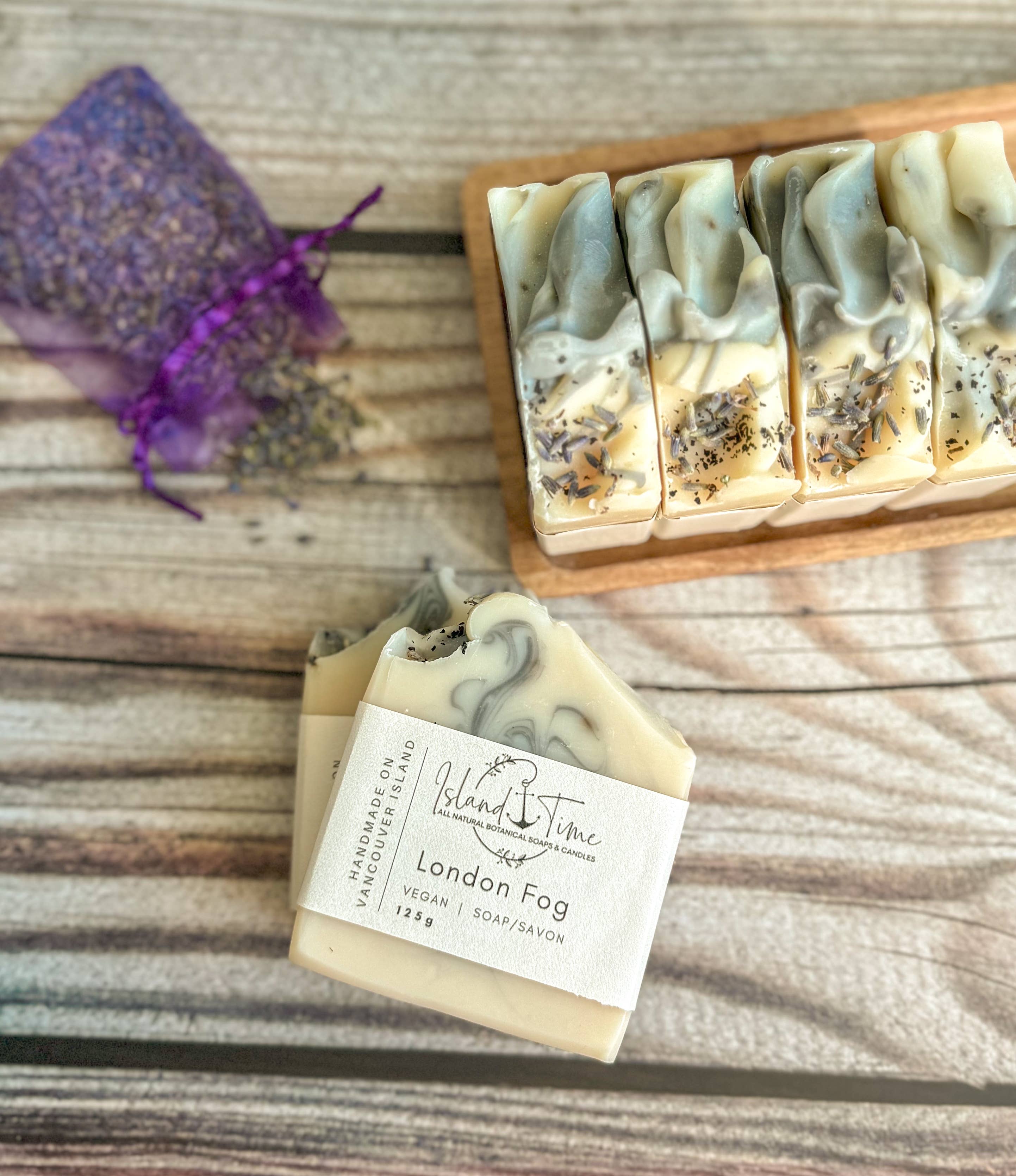 Island Time Soap & Candle - Wholesale Bar Soap - All Natural London Fog Handamde Artisan Soap Bar1