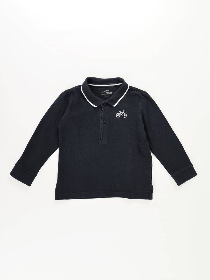 Langærmet poloshirt - brugte - 3 år for engroshandel hos Mademoiselle Bébé