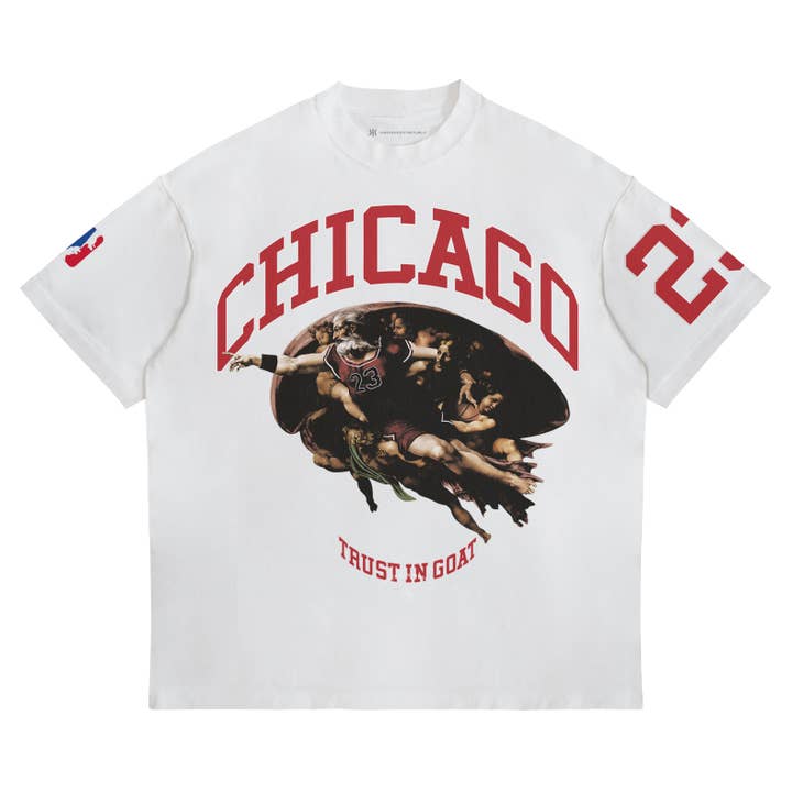 The Goat © white T-shirt per la vendita all'ingrosso da parte di Independent Republic