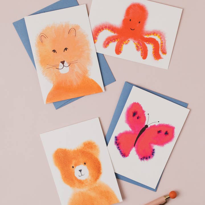 Peggy & Kate - Wholesale Birthday Card - Little Cub Card | Kids Birthday Card | Cute Teddy Bear Card1