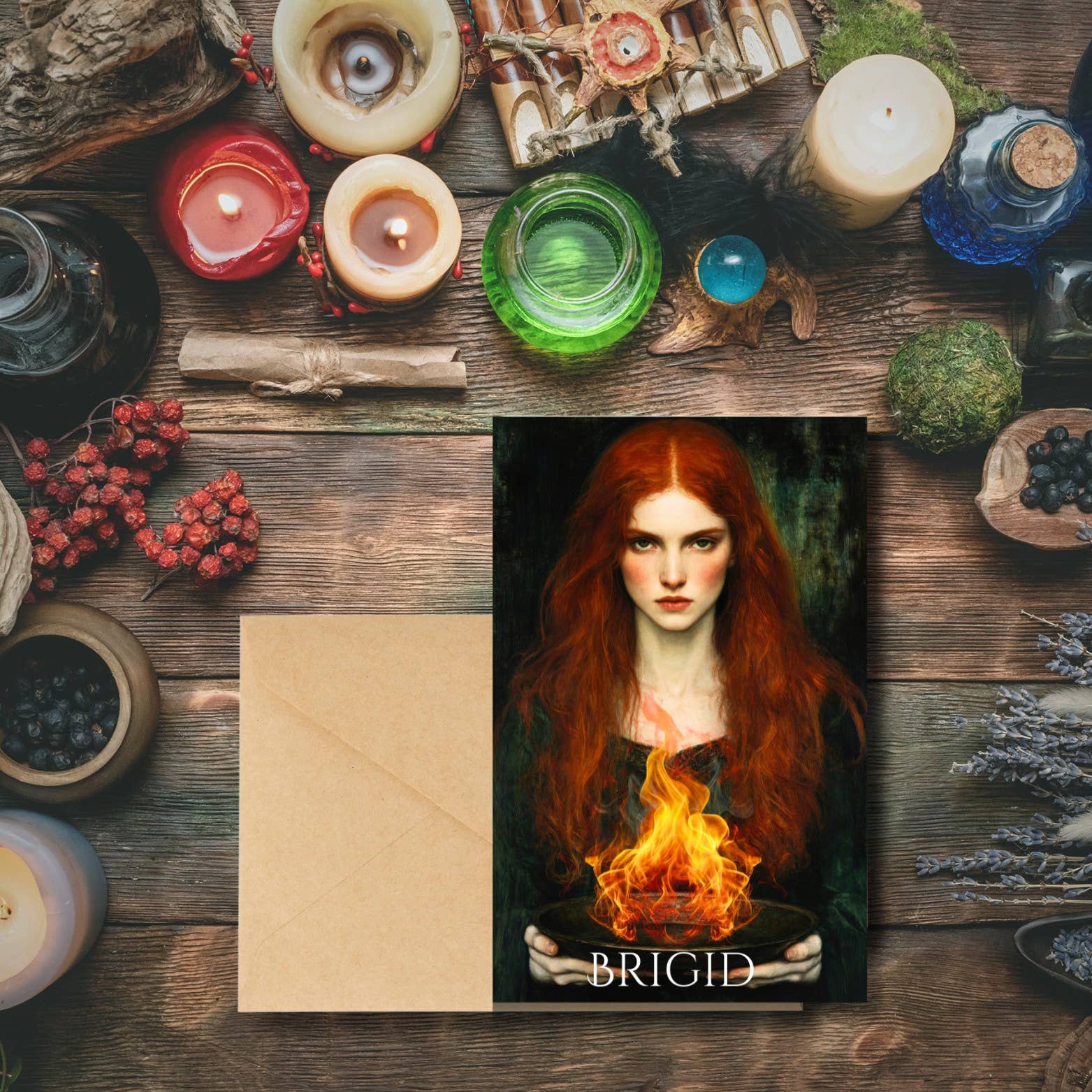 Ye Curiosity Shoppe - Wholesale Everyday Greeting Card - Elemental Goddess Greeting Cards 6