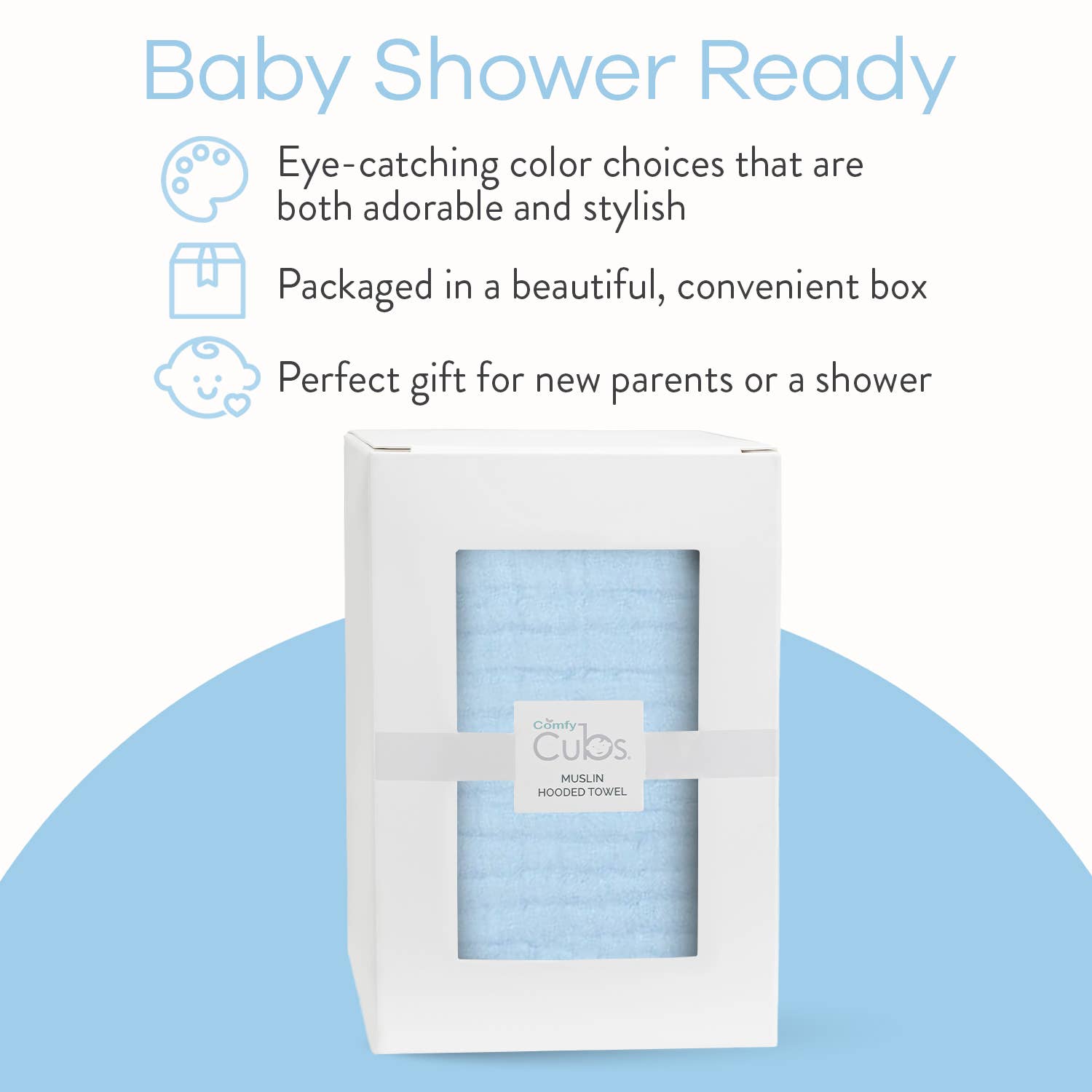 Comfy Cubs - Wholesale Hooded Towel - Kids & Baby - Baby Hooded 9 Layer Muslin Cotton Towel for Kids20