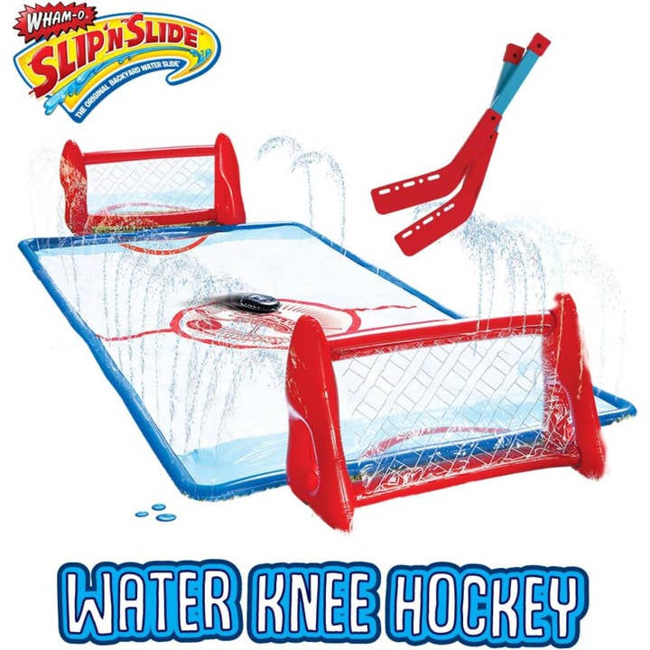 Sixale - Wholesale Sporting Game - Kids & Baby - Wham-O Slip N Slide Water Knee Hockey Goals Set for Lawn Backyard2