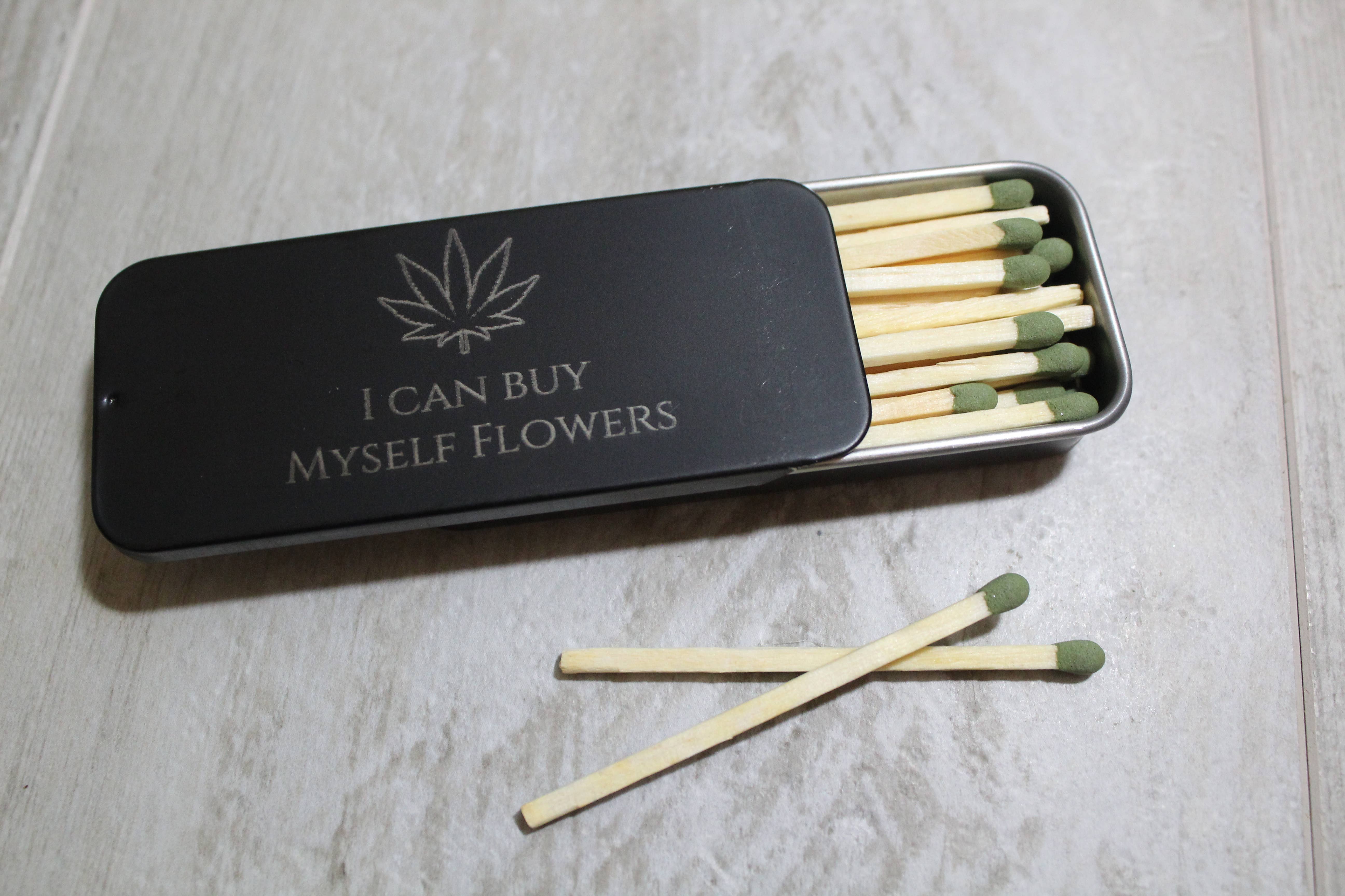 Raven Design - Wholesale Matches - Black Metal Match Refillable Tin4