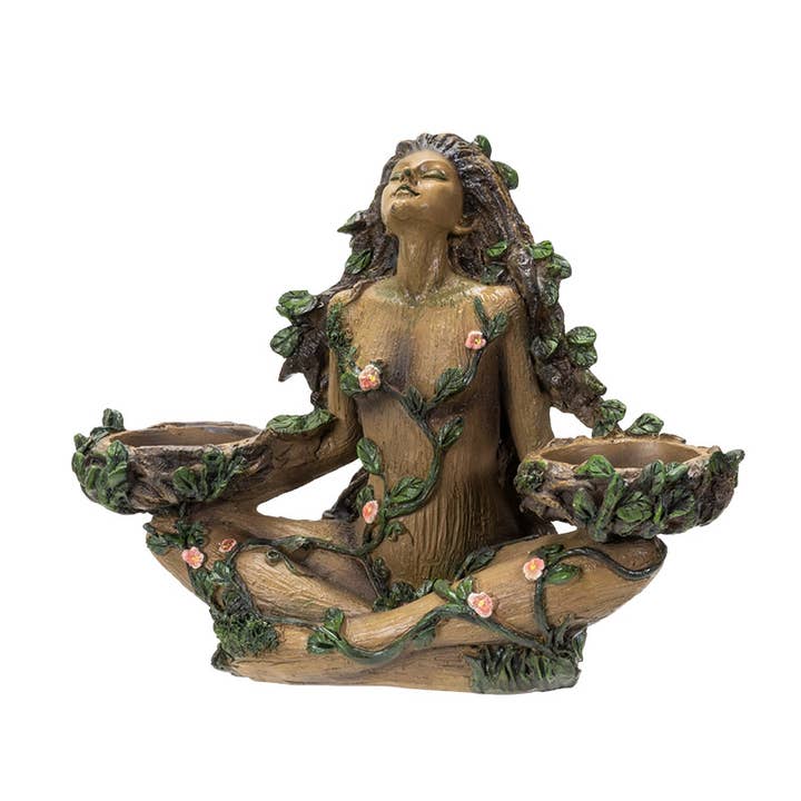 Pacific Trading - Wholesale Candle Holder - 14359 Greenman Tree Ent Candleholder