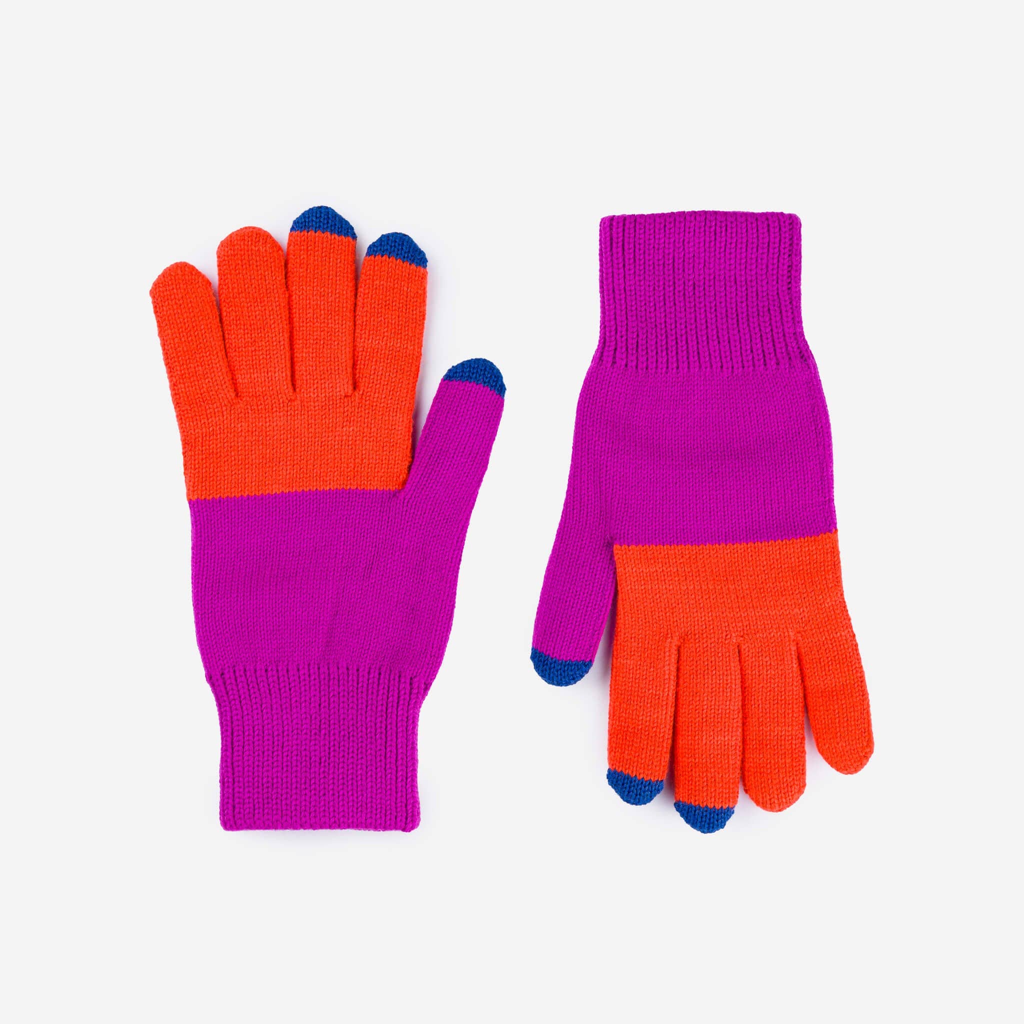 VERLOOP | knits - Wholesale Handschoenen - Dames - Kleurblok Brei Touchscreen Handschoenen19