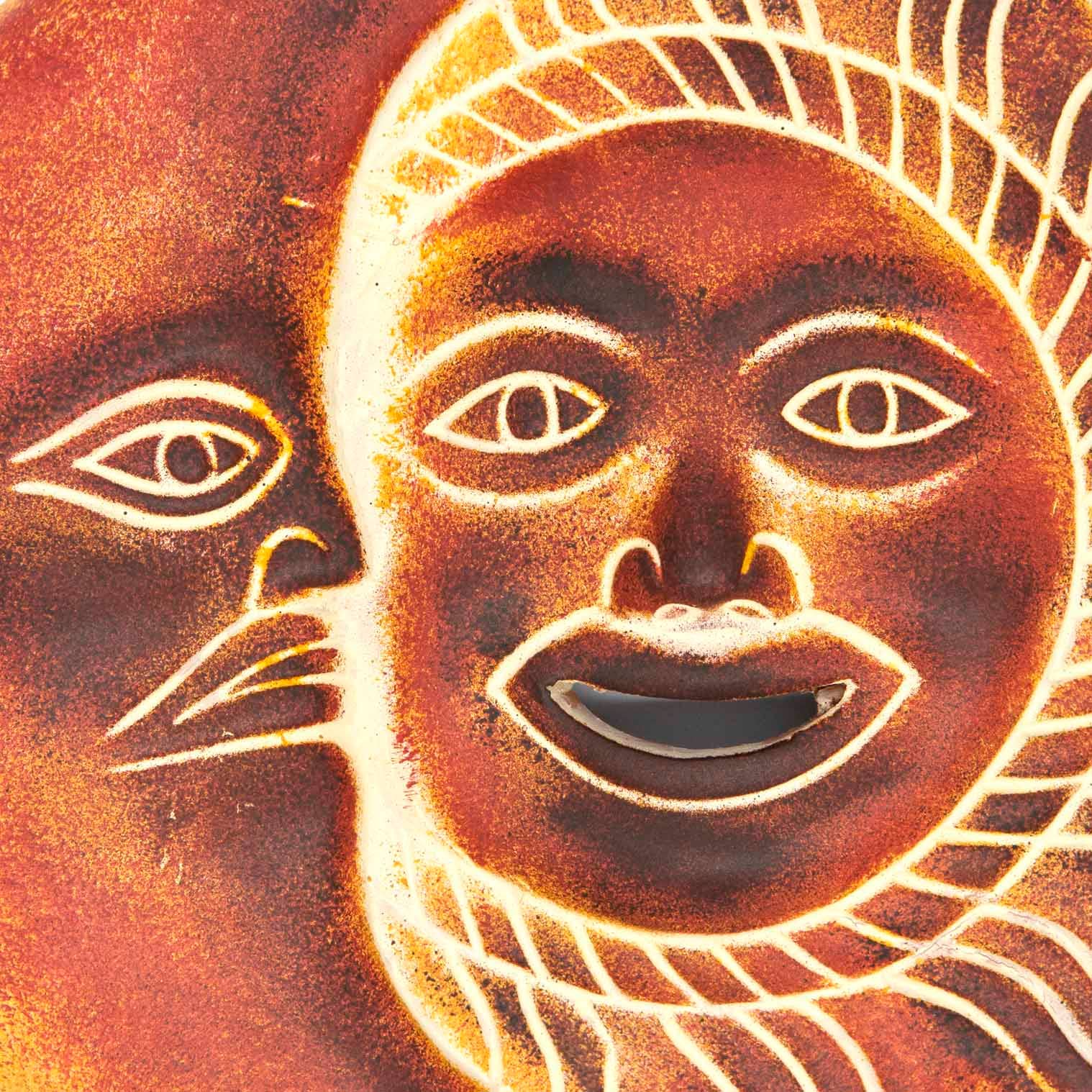 Siesta – wholesale Plaque – Sun and Moon Eclipse Ceramic Plaque3