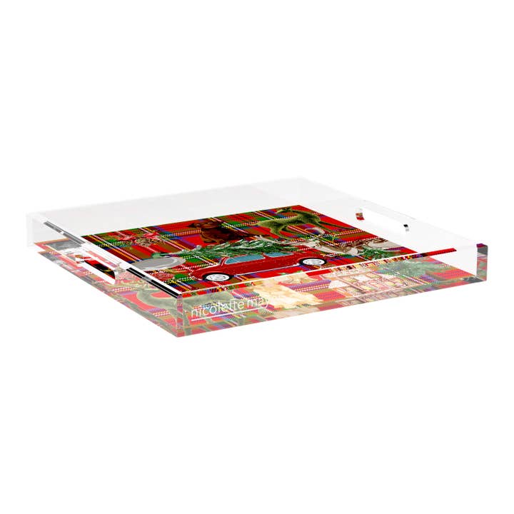Nicolette Mayer Collection - Wholesale Decorative Tray - Ultimate Christmas Acrylic Square Decorative Tray43