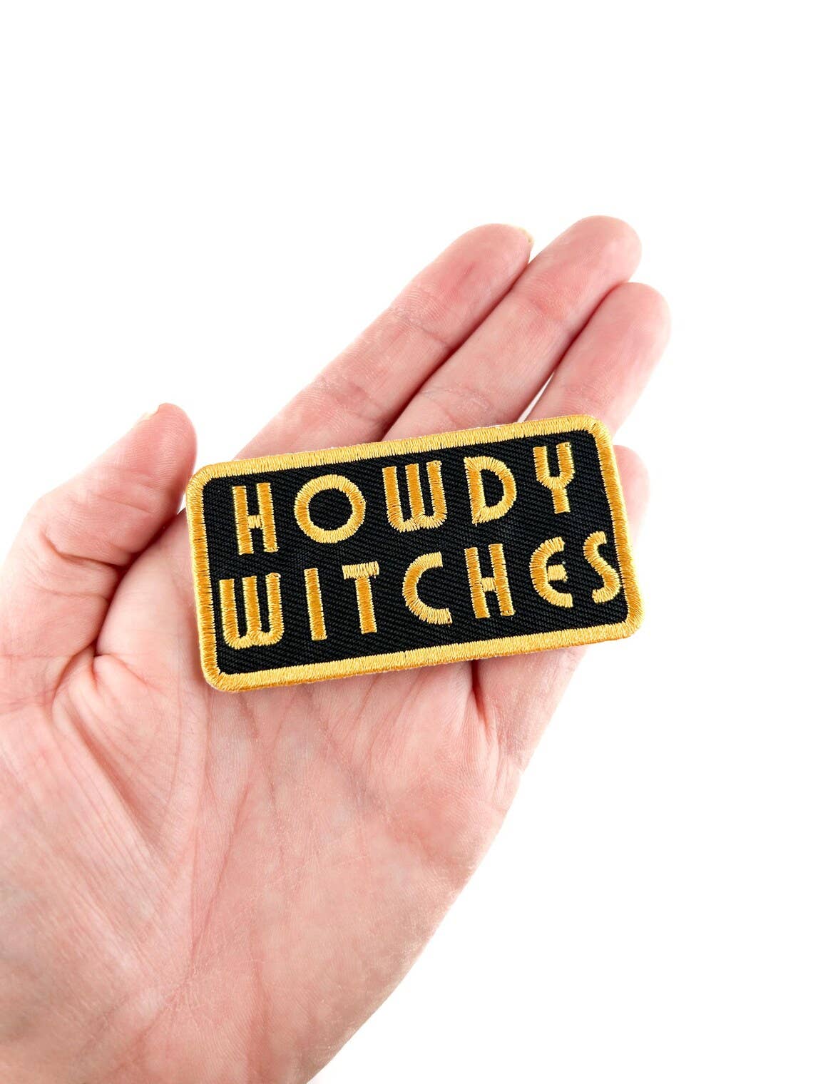 Field Trip Threads - Wholesale Patch - Howdy Witches Embroidered Iron On Sew Patch Halloween Fall1