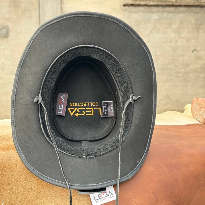 Lesa collection inc - Wholesale Cowboy Hat - Unisex - Norwich Leather Cowboy Hat Western style