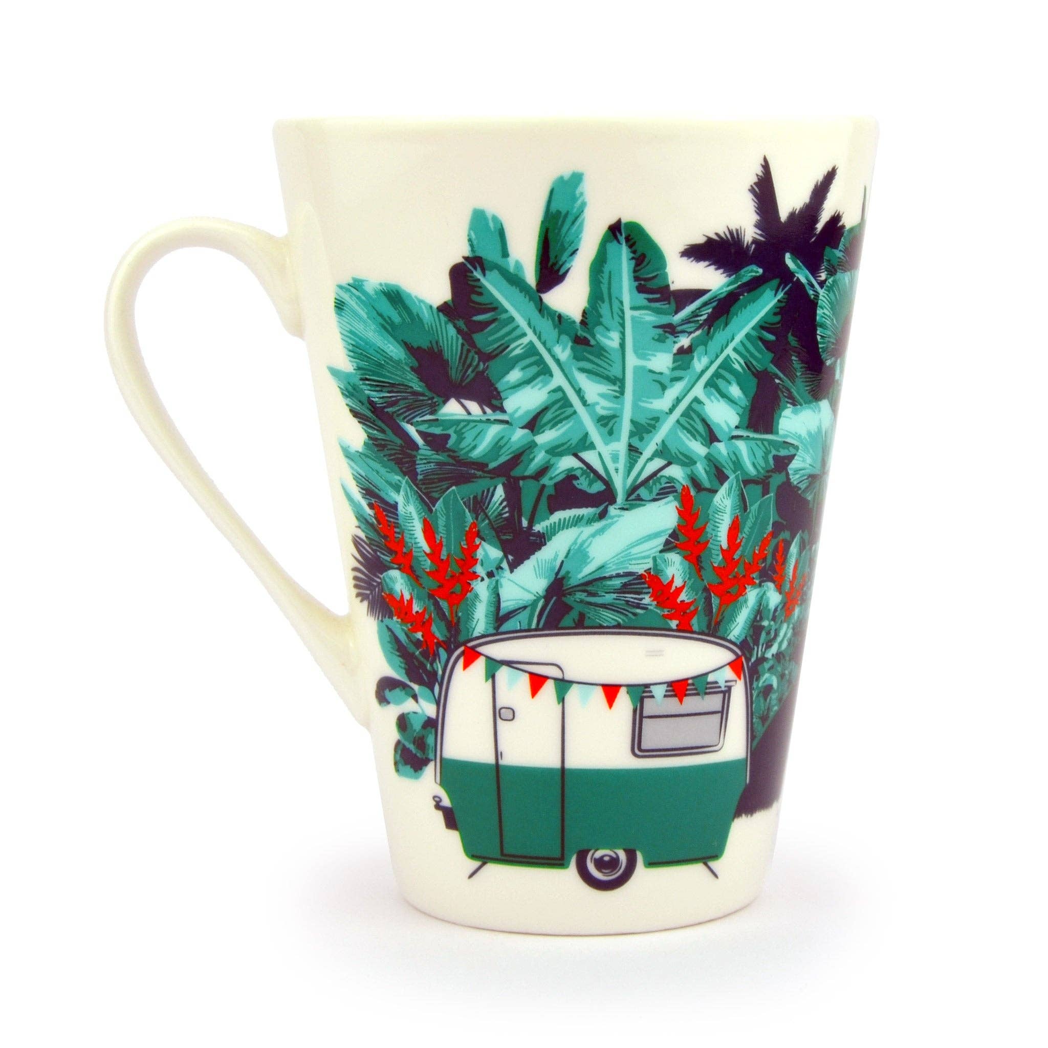 Mörkgrön Kina mugg | Destinationer Kollektion | Magiska morgnar för wholesale på Faire4