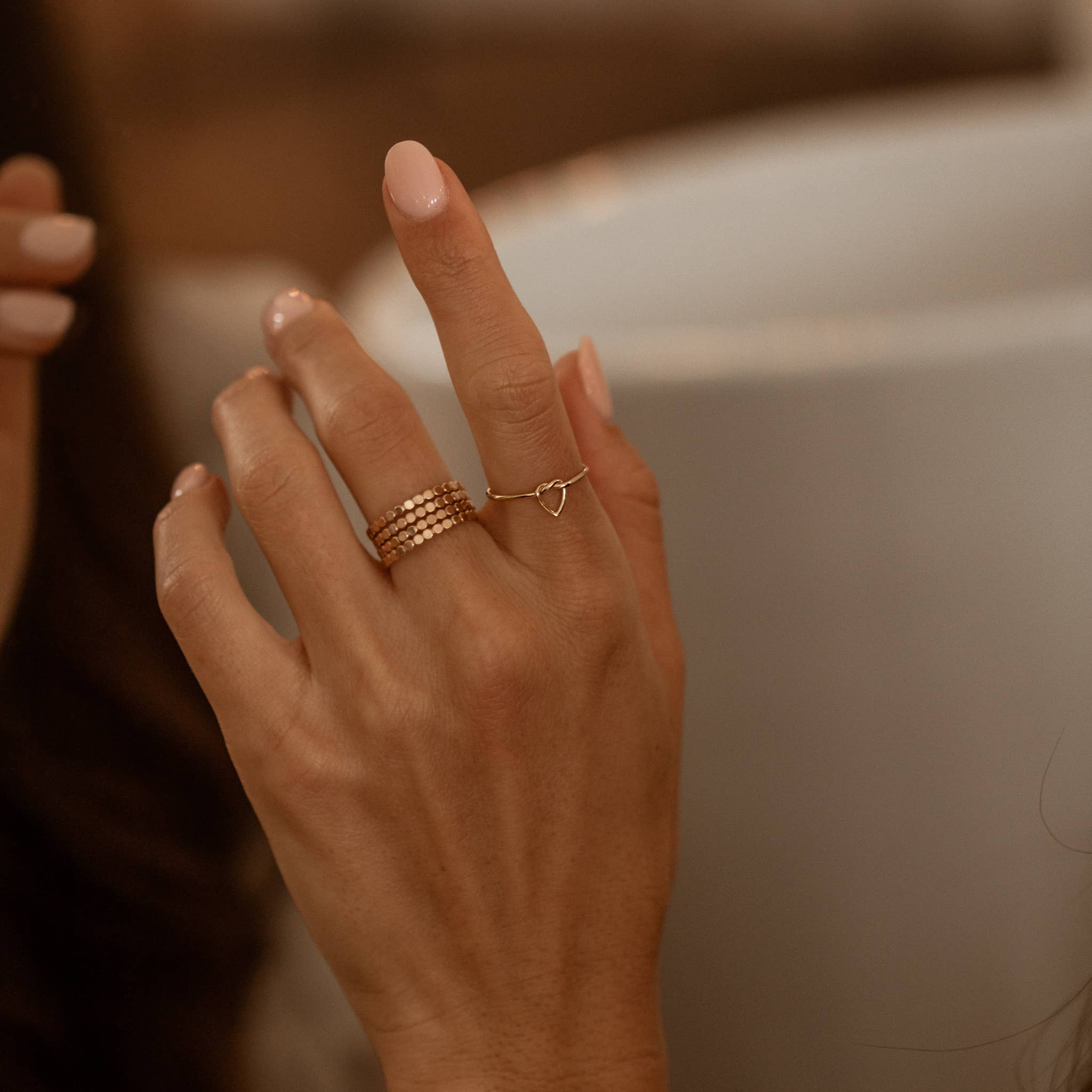 Everly Made – wholesale Band/Stackad Ring – Arnett Ring2