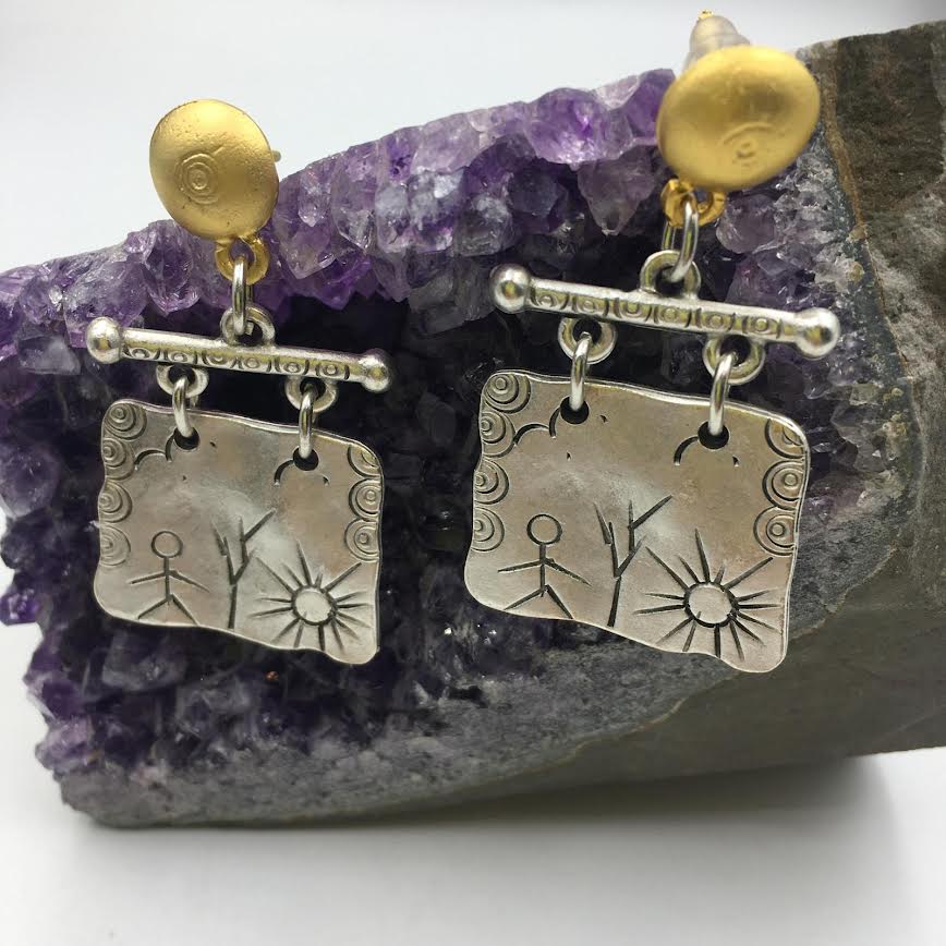 Volare - Wholesale Dangle Earrings - Petroglyph Earrings2