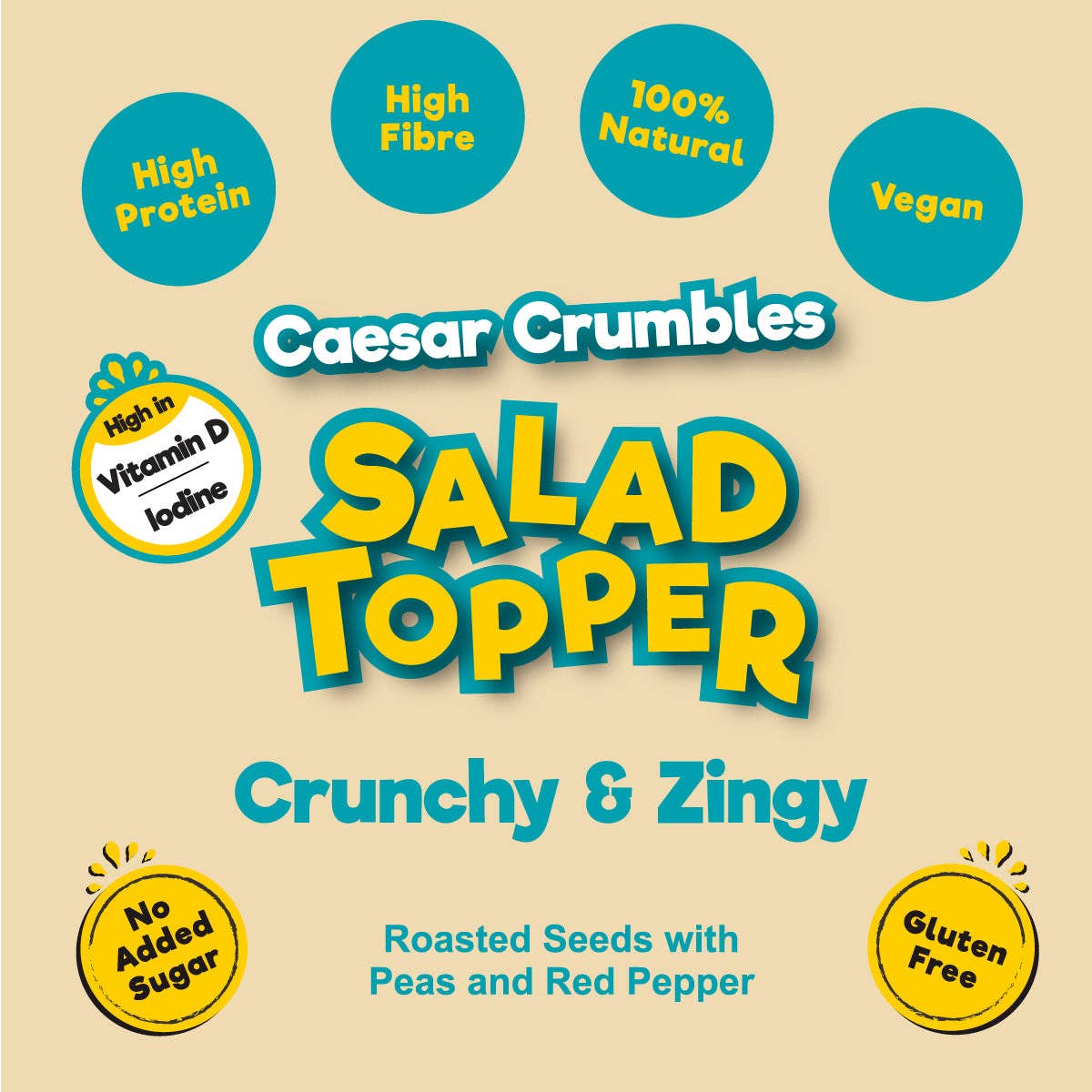 Good4U - Wholesale Salad Dressing - Caesar Crumbles Salad Topper1