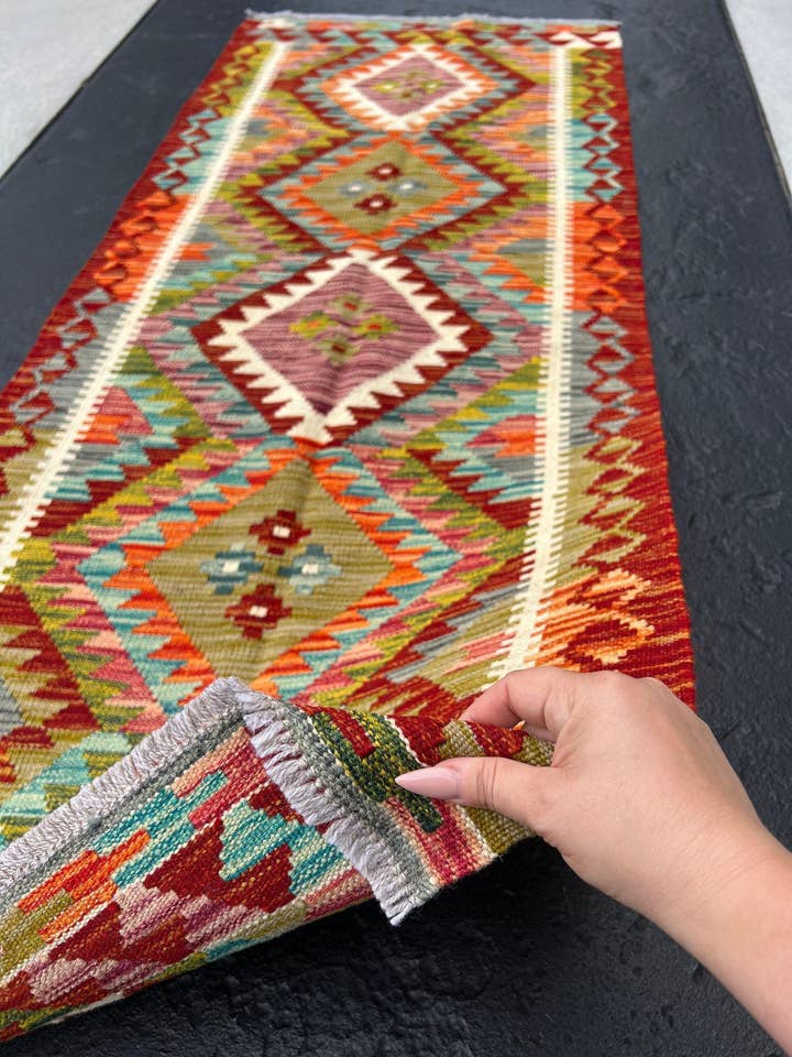 Edgan - 3x7 Kilim Runner Rug for wholesale by The Rug Mine
