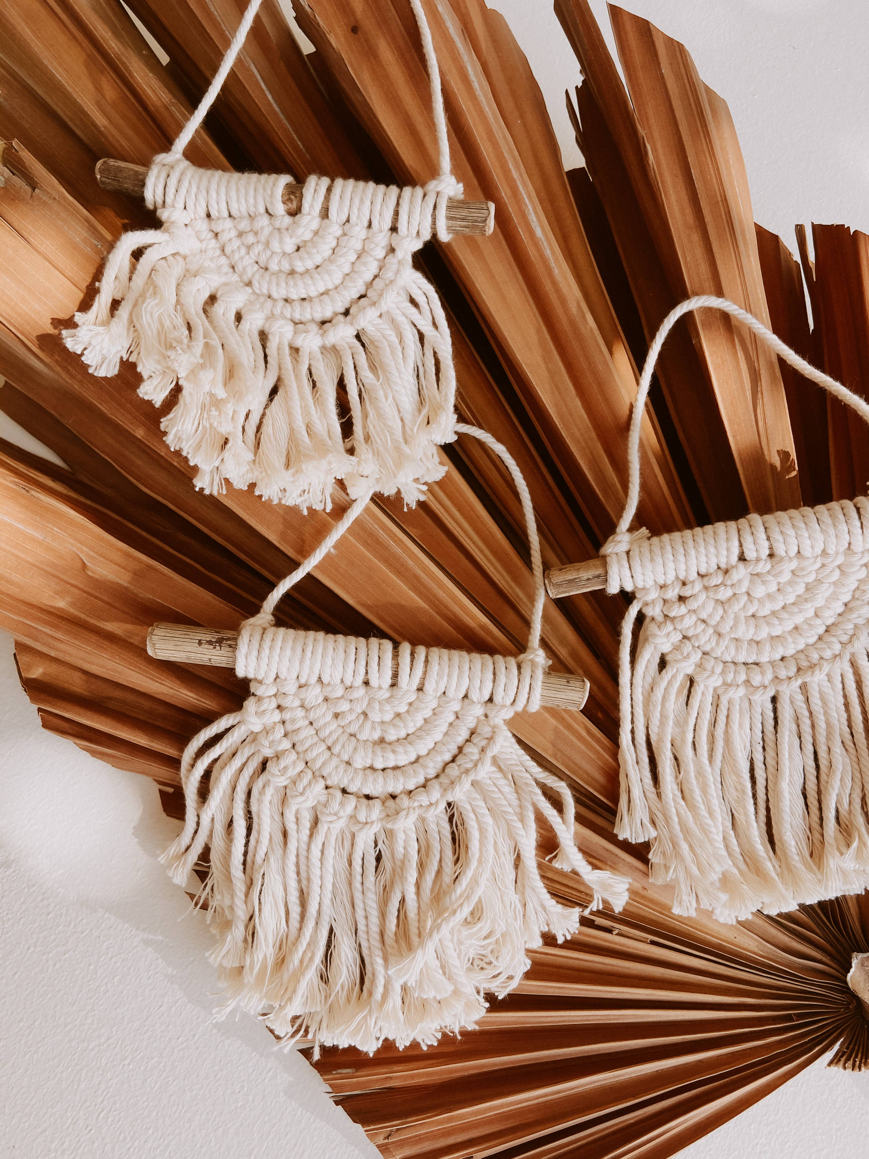 Village Thrive - Wholesale Tapestry/Textile - Iris Small Macrame Wall Hanging4