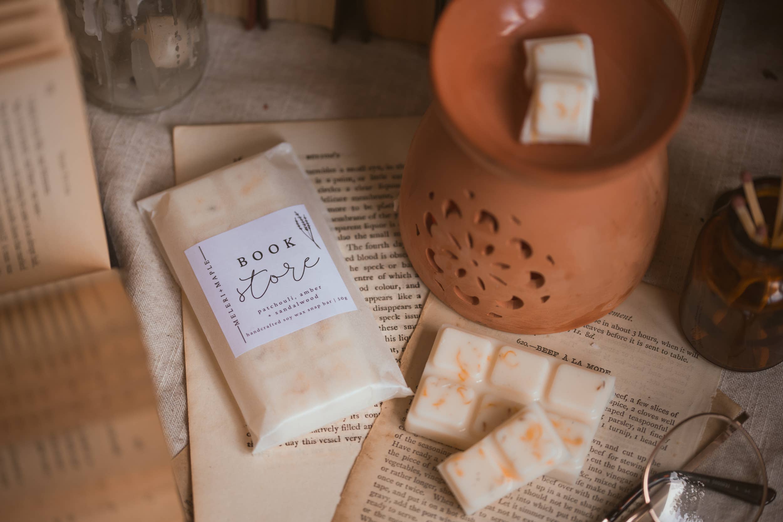 Meleri and Maple Co – wholesale Wax melt – Cupcake Bakery Scented Snap Bar Wax Melt3