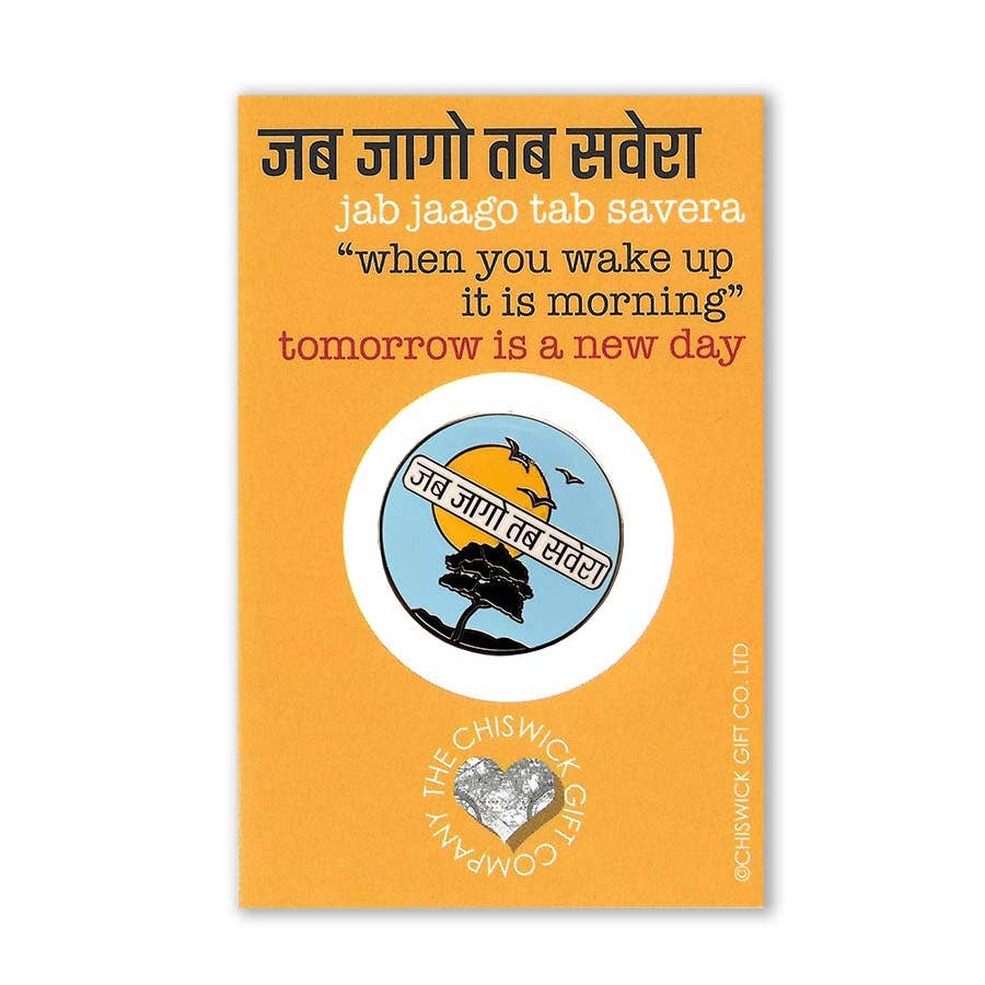 Two Little Boys – wholesale Lapel pin/button – Tomorrow is a New Day Hindi Enamel Pin Badge0