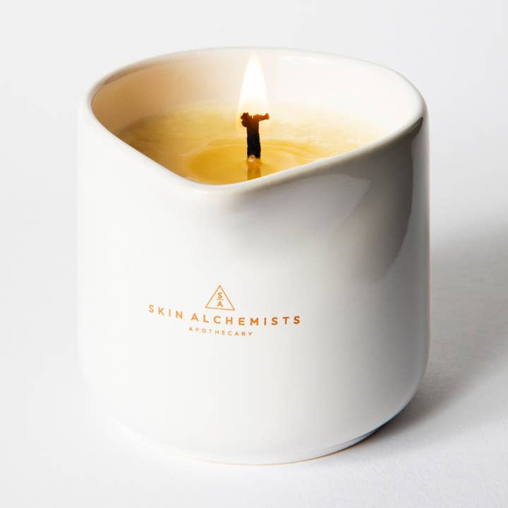 Midnight's Serenade - Massage Oil Candle for wholesale by Skin Alchemists