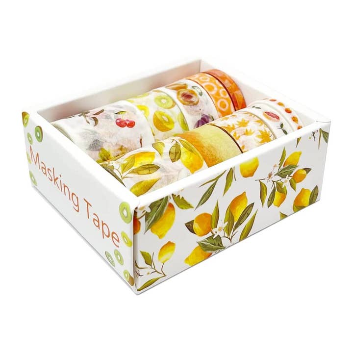 Fruit Harvest Washi Tape Set (10 rolls) for wholesale by Allydrew