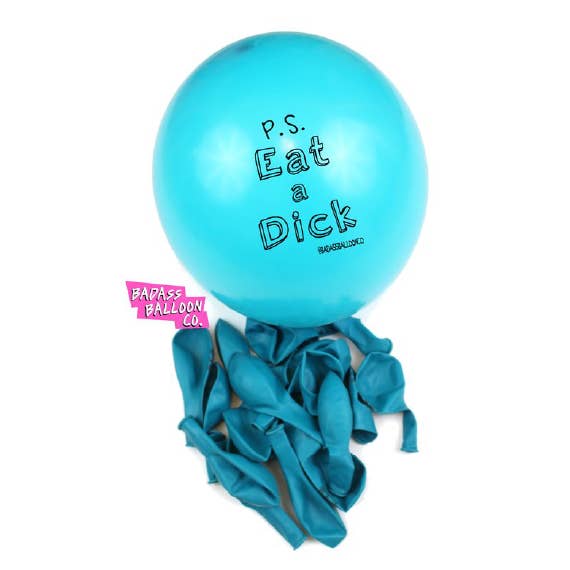 Eat a Dick Balloon for wholesale by Badass Balloon Co.