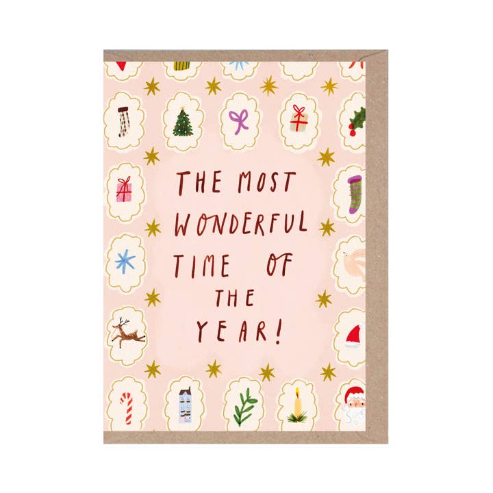 De meest geweldige tijd van het jaar kerstkaart - Schattig voor wholesale door Rumble Cards