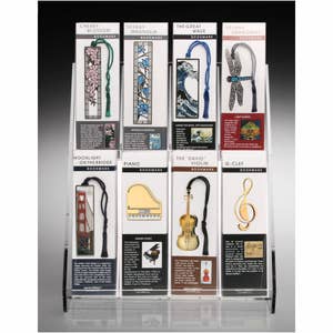 Bookmark Holder  Bookmark Display Holder with 8 Pockets - CHOICE