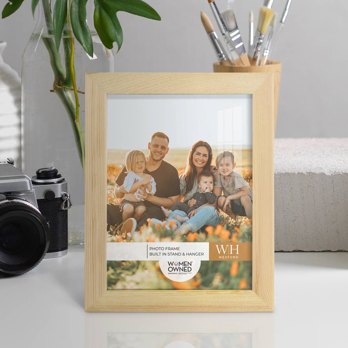 Wexford Home - Wholesale Picture Frame - Photo Frame, Real Wood with Wood Grain, Natural Wood17