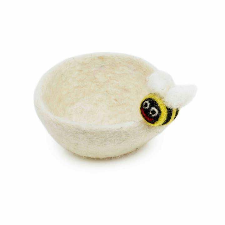 Felt So Good – wholesale Jewellery dish – Handmade Felt Garden Bugs Trinket Dish Home Decoration1