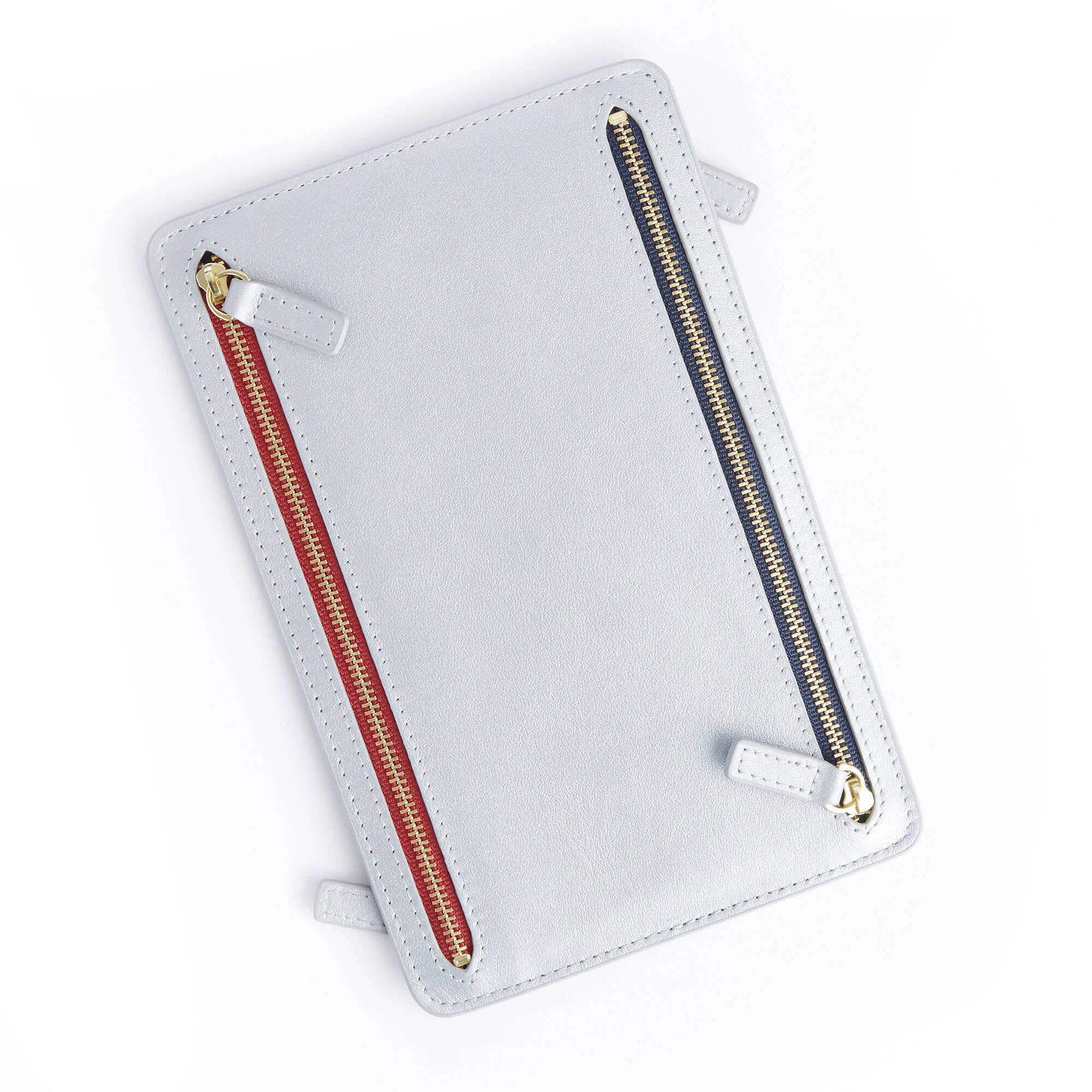 ROYCE New York – Großhandel Reisebrieftasche – Reise-Organizer mit RFID-Schutz und vier Reißverschlüssen aus echtem Leder6