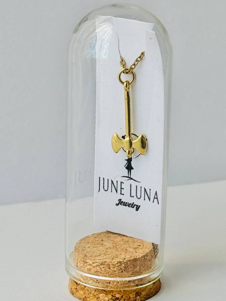 Bijl Bedel Ketting voor wholesale door June Luna Jewelry