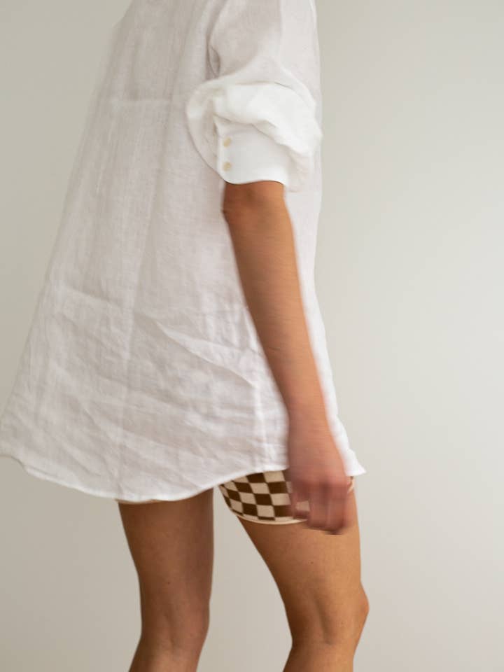 Pantalones cortos de ciclismo de punto de cuadros de abedul para venta al por mayor de Le Edit