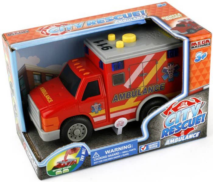 Empire Discount - Wholesale Toy Car/Truck - Kids - Ambulance w Friction Power Sounds and Light