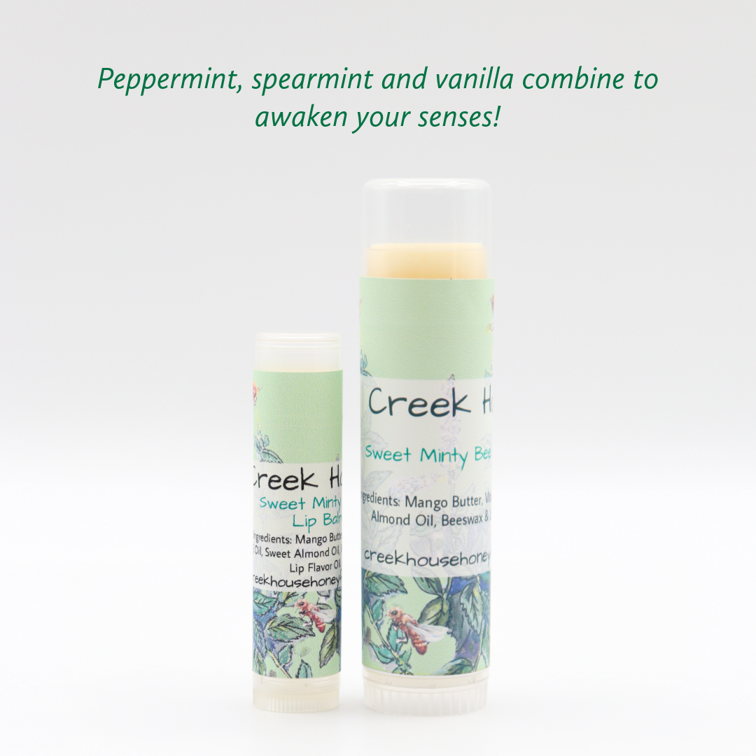 Creek House Honey Farm - Vendita all'ingrosso Burro di cacao - Balsamo Labbra Idratante GIANT alla Cera d'Api | Tubetto da 1 oz1