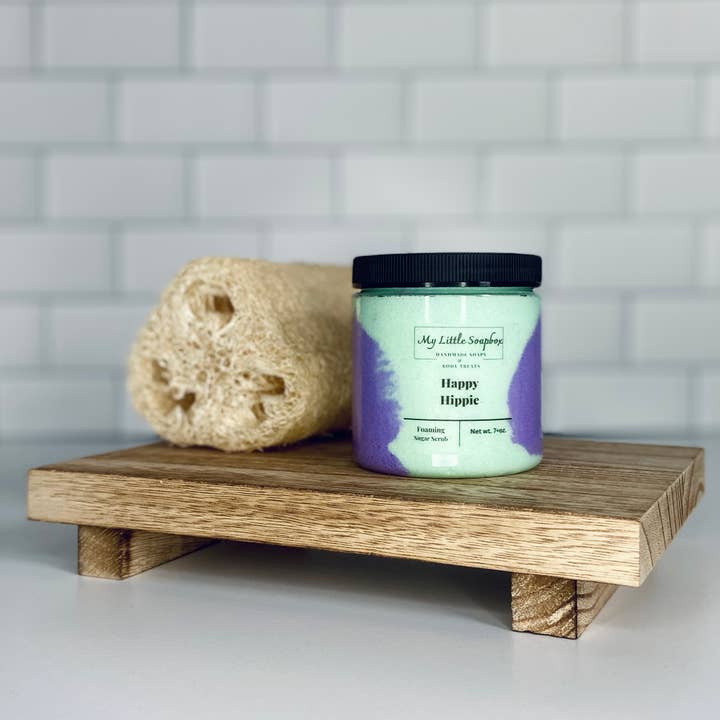 My Little Soapbox - Wholesale Body Scrub/Exfoliant - 8oz Happy Hippie Foaming Sugar Scrub