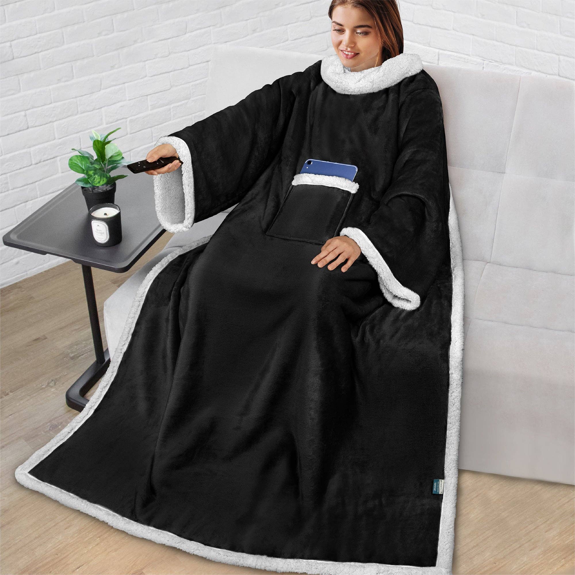 Pavilia - Vendita all'ingrosso Plaid - Coperta con maniche - Tasca applicata22