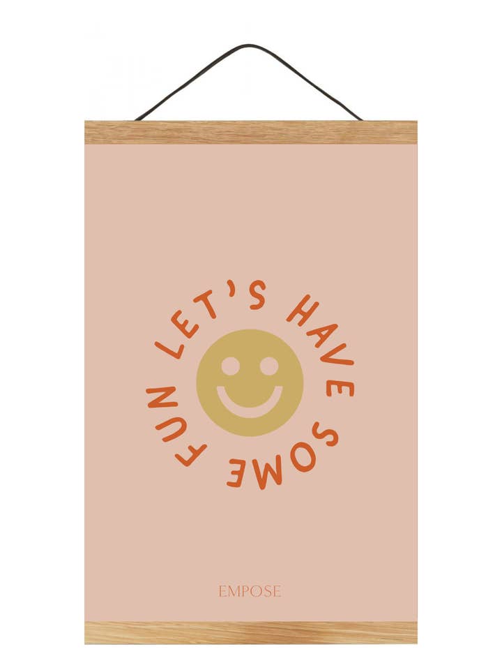Poster Let's Have Some Fun - Pink for wholesale by Empose