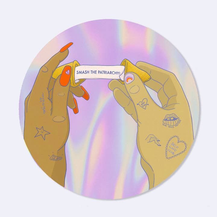 minttu illustrations - Wholesale Sticker - Sticker "Feminist Fortune Cookie"0