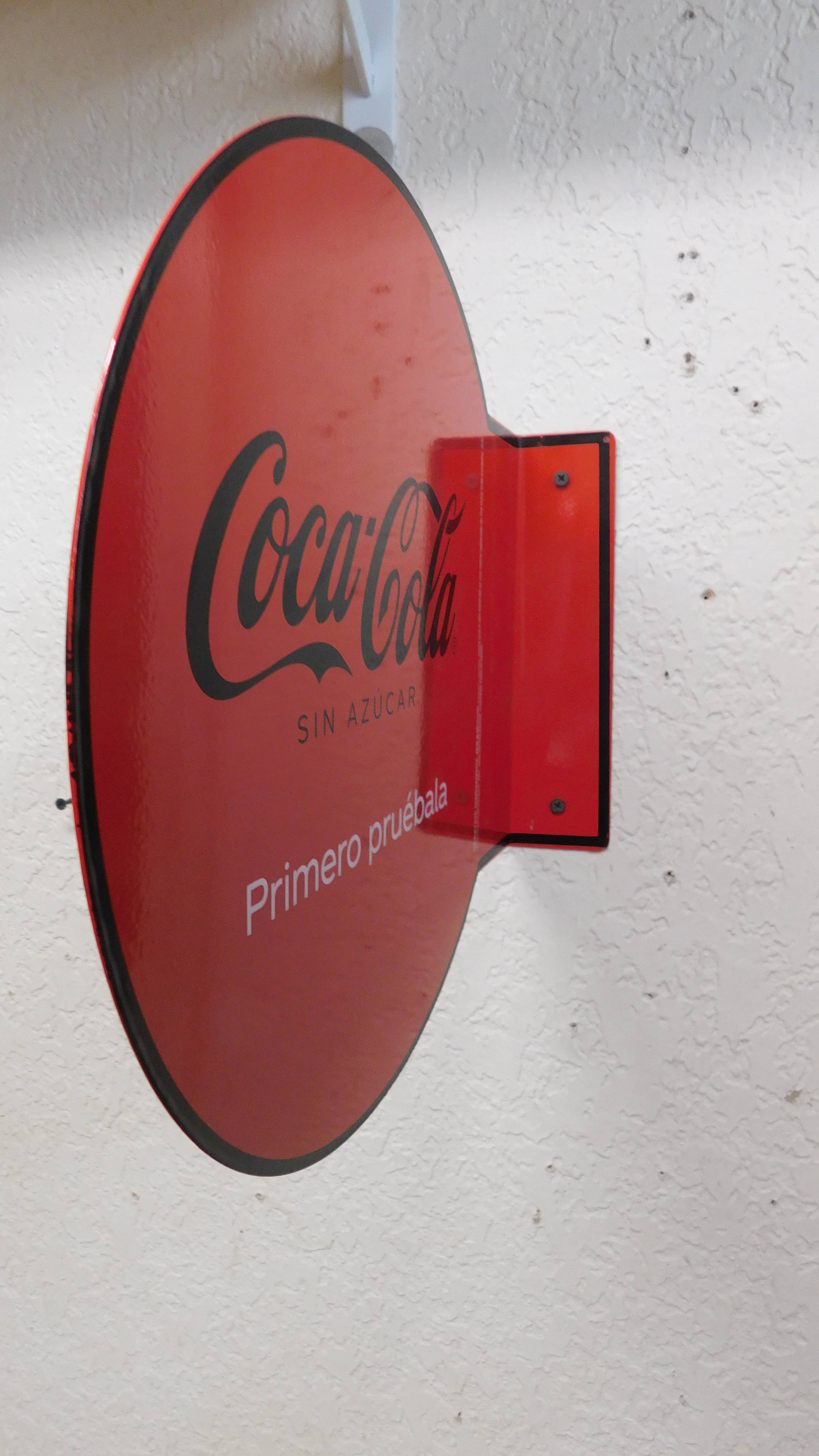 My Amigos Imports - Wholesale Sign - CLEARANCE-Coca Cola Sign-13x15-Advertising-2 Sided Metal--$52