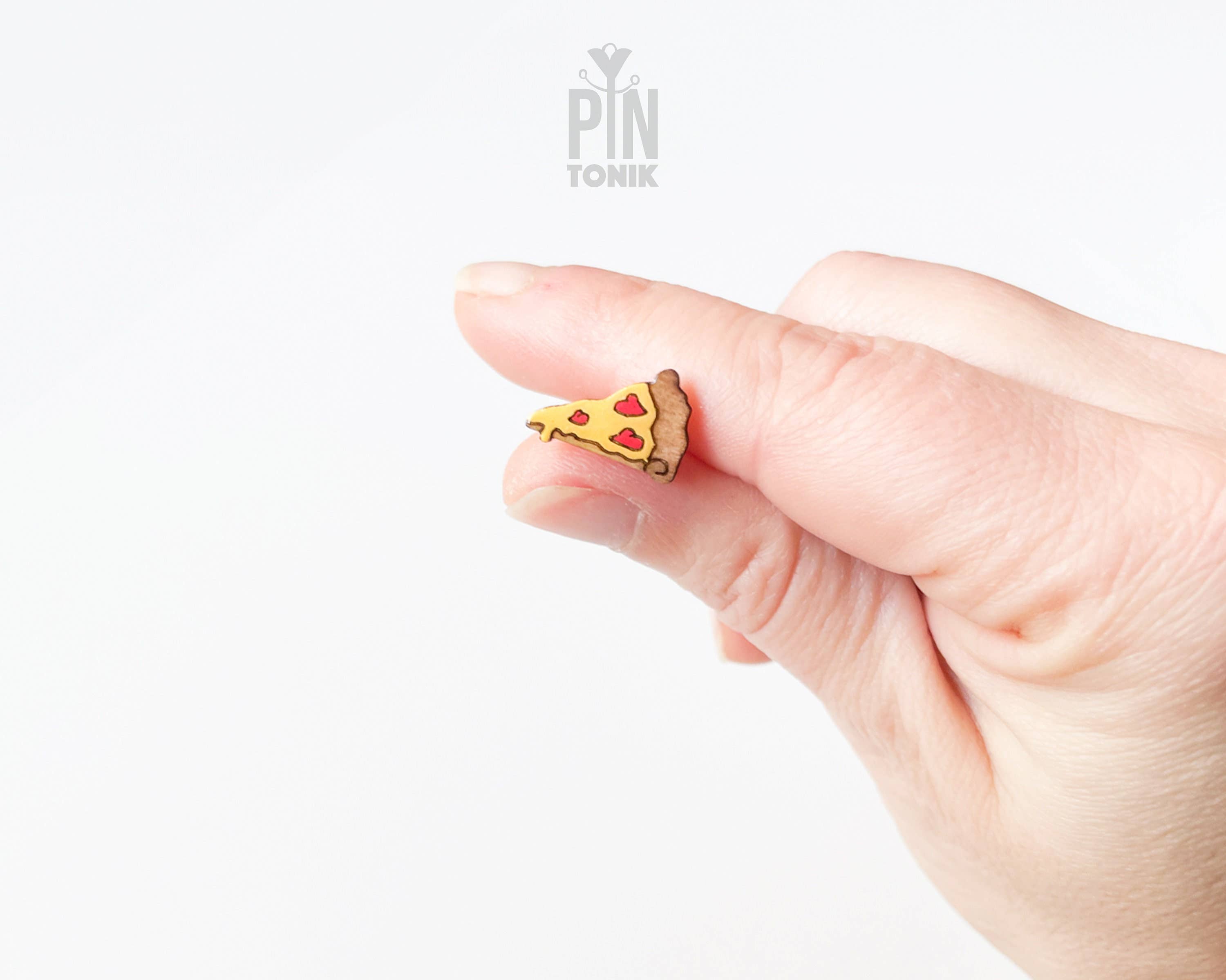 PinTonik – Großhandel Ohrstecker – Miniatur-Pizza-Ohrstecker - Lustige Geschenke für Feinschmecker5