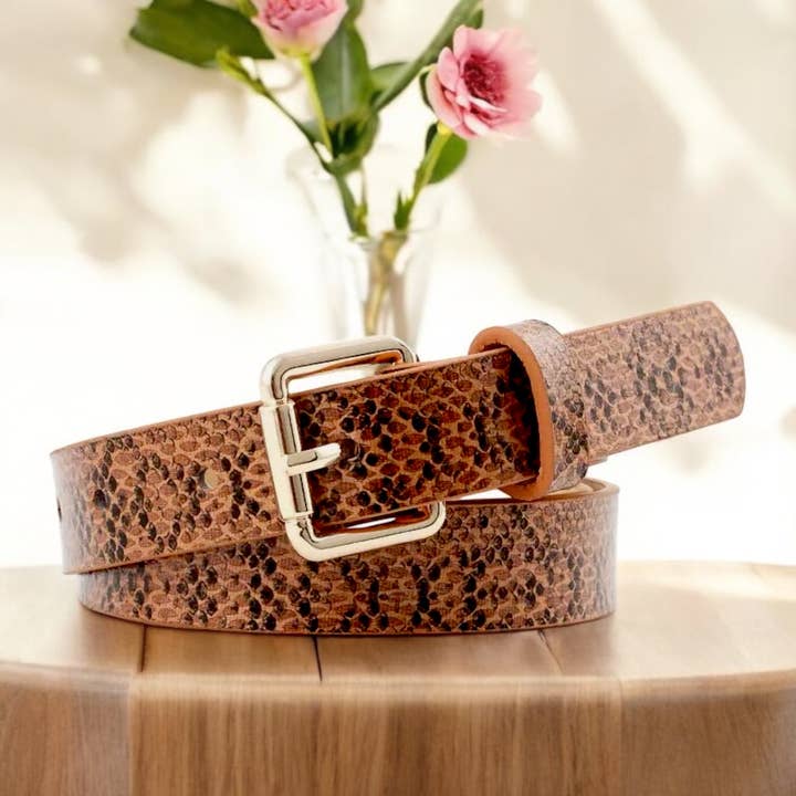 BYREN | ÉLINE L'ATELIER - Wholesale Belt - Women's - Faux snake effect belt CT063