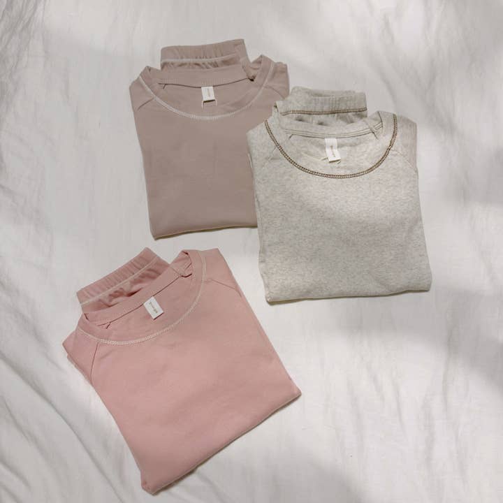 Adored - Wholesale Top & Leggings Set - Kids - Back to Basics Top & Leggings Set - Beige