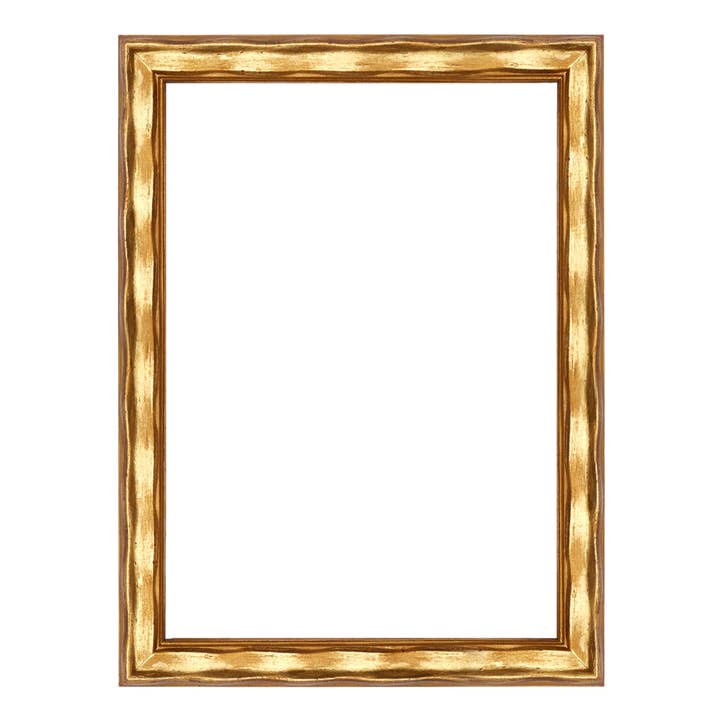 Gold Wave Wood Picture Frame for wholesale by Print Frame Box