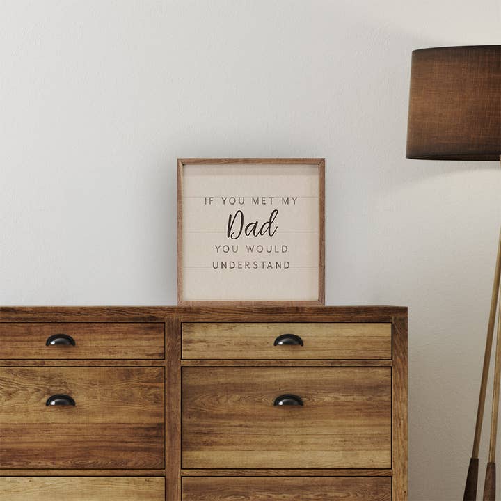 Kendrick Home - Wholesale Wood Wall Art - If You Met My Personalized Name1