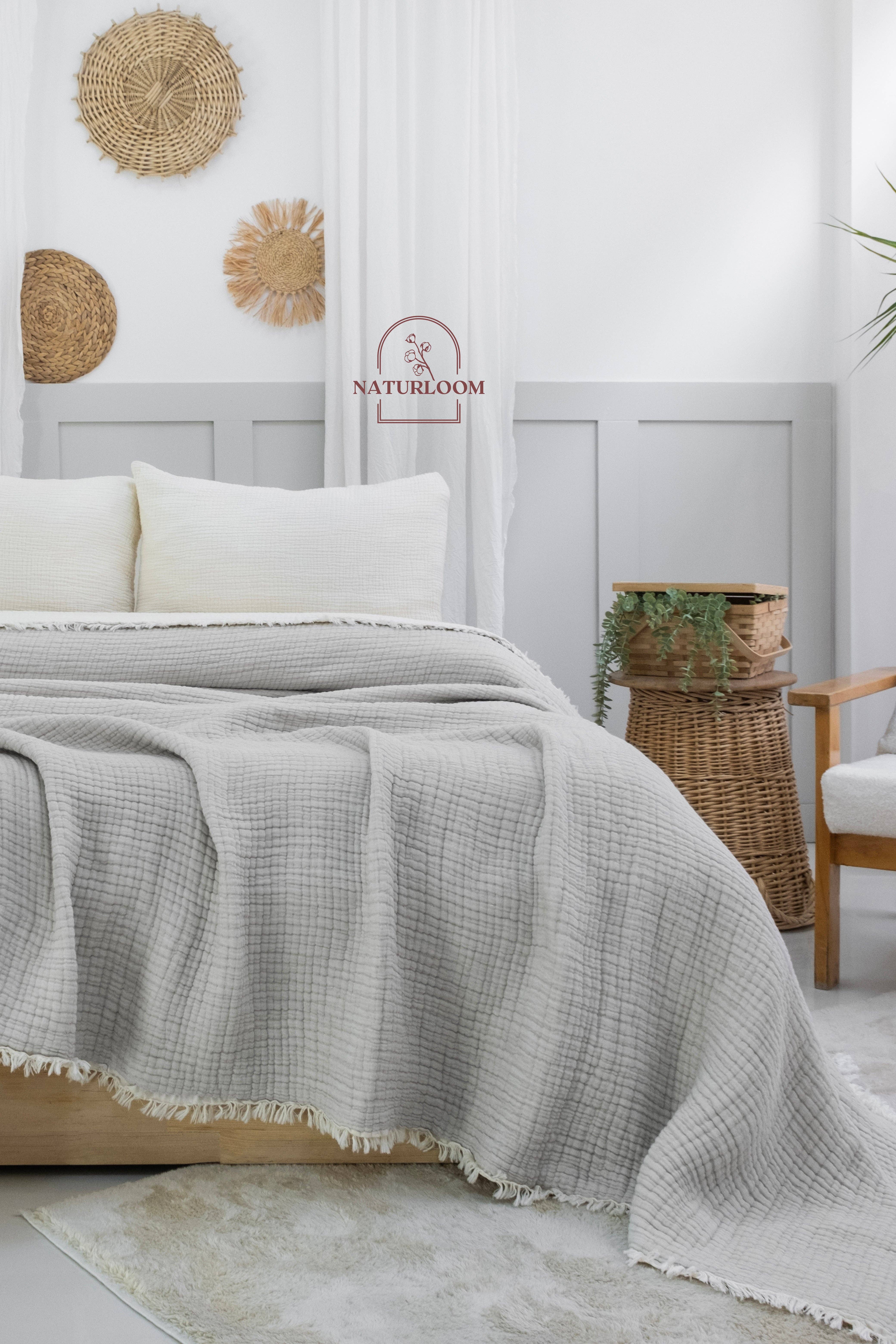 Naturloom - Wholesale Quilt - 6 Layer Organic GOTS Certified Muslin Quilt - Natural Comfort, Breathable & Cozy Year Round4